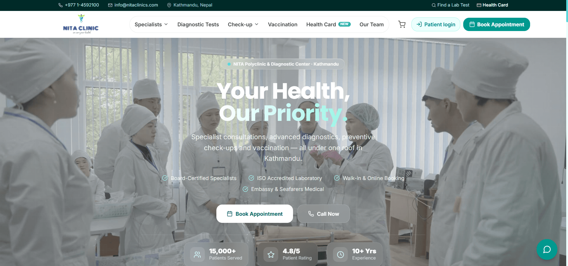 Nita Clinics System