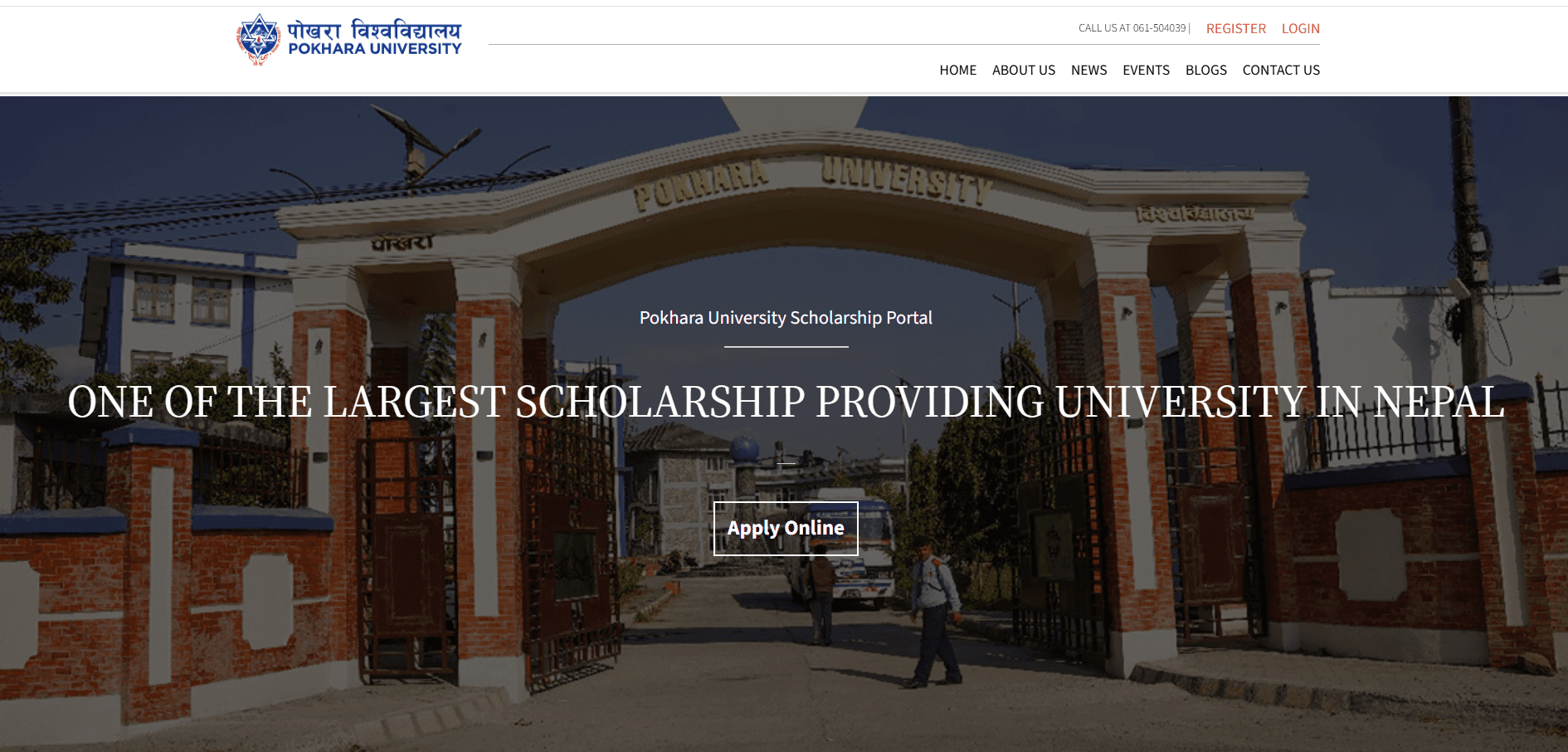 Pokhara University Scholarship Portal