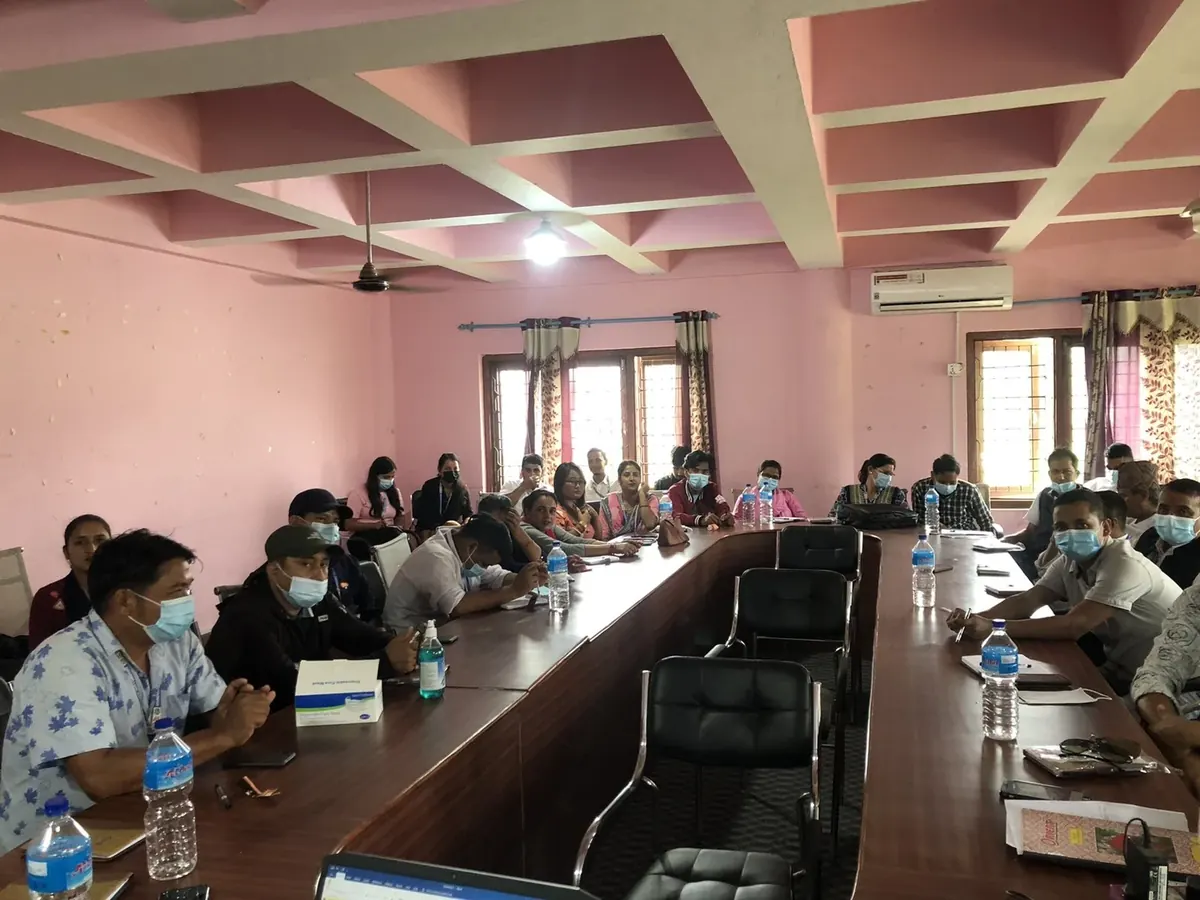 Presentation in Kamalamai Municipality